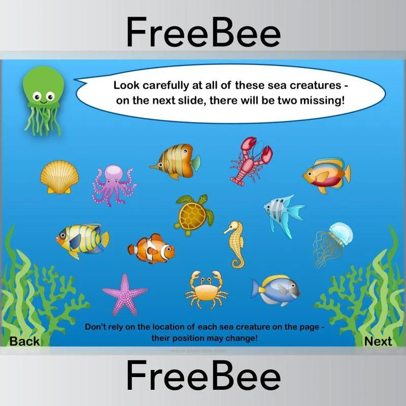 Under the Sea Brain Teasers