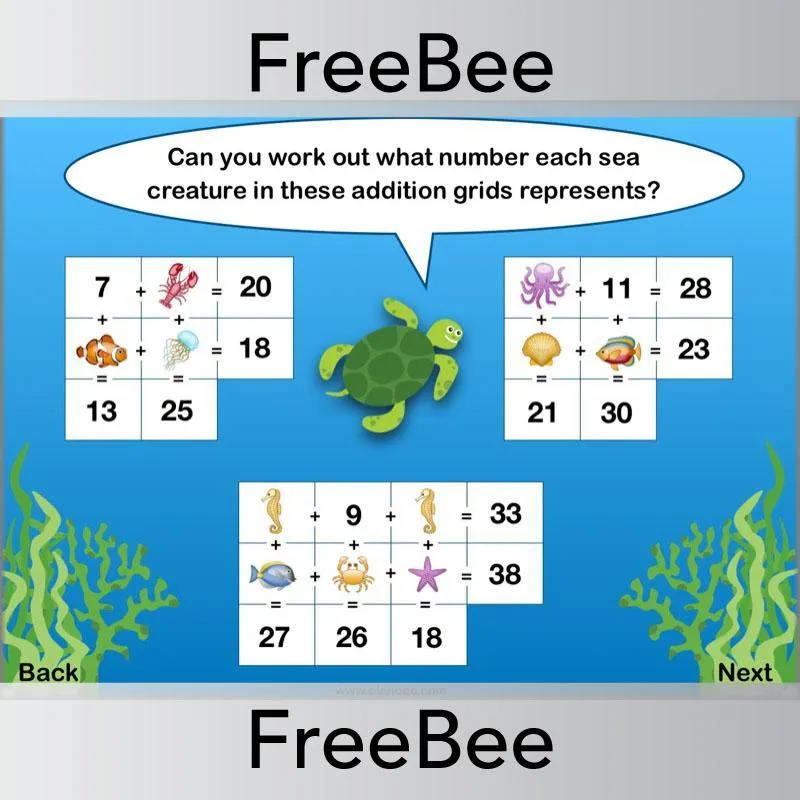 Under the Sea Brain Teasers