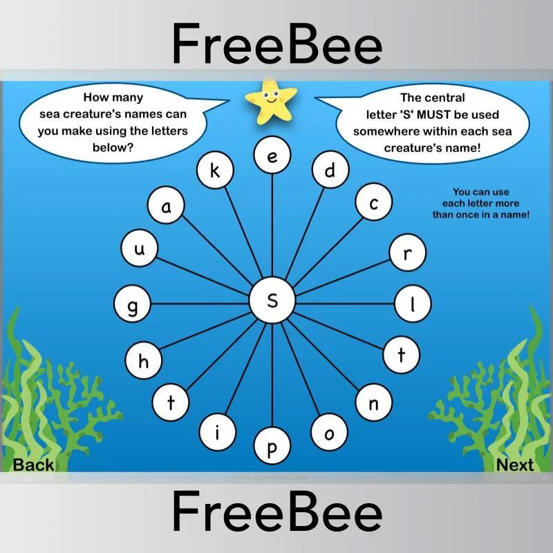 Under the Sea Brain Teasers
