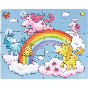 Unicorn Glitterluck Set of 3 Puzzles