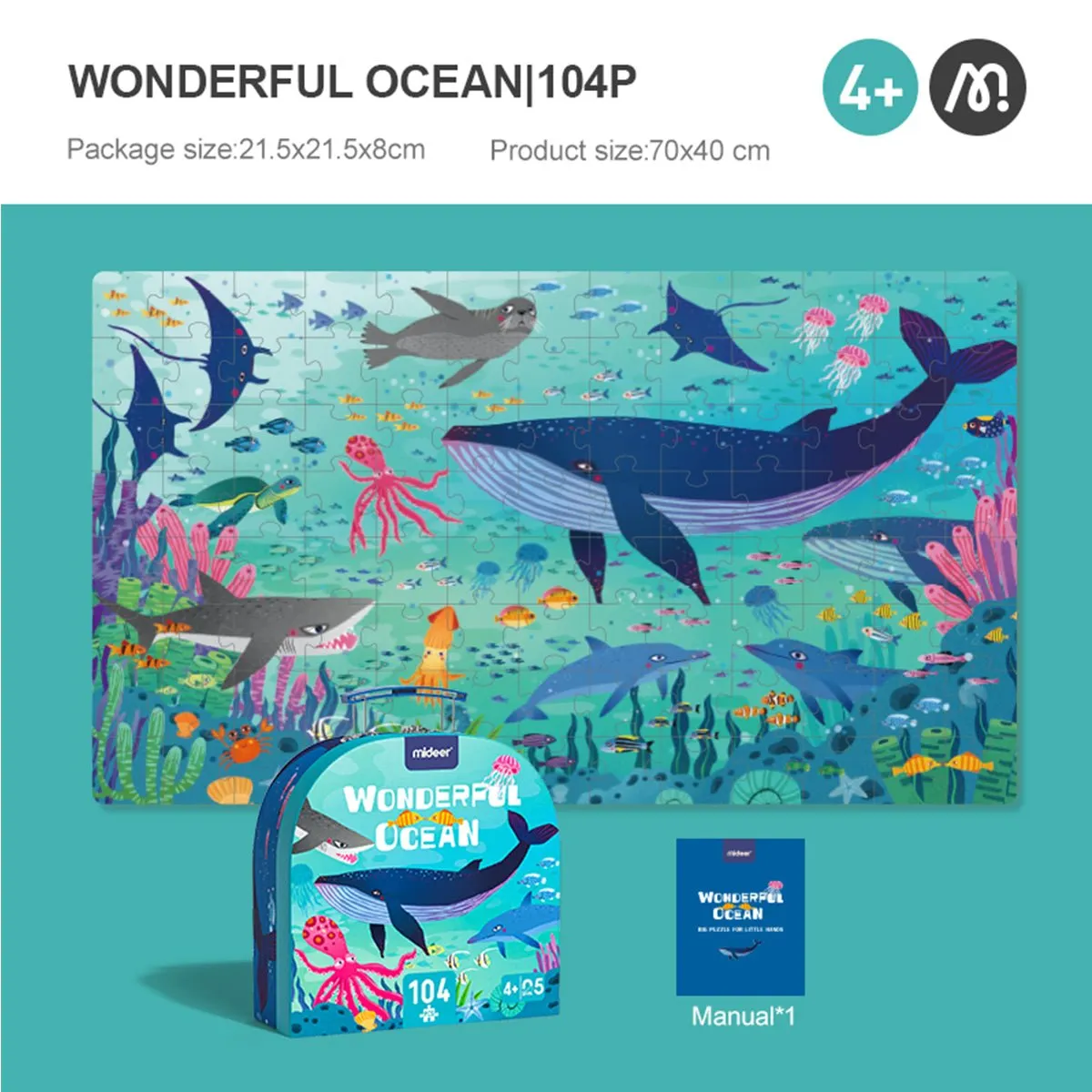 Wonderful Ocean 104pcs Puzzle Gift Box