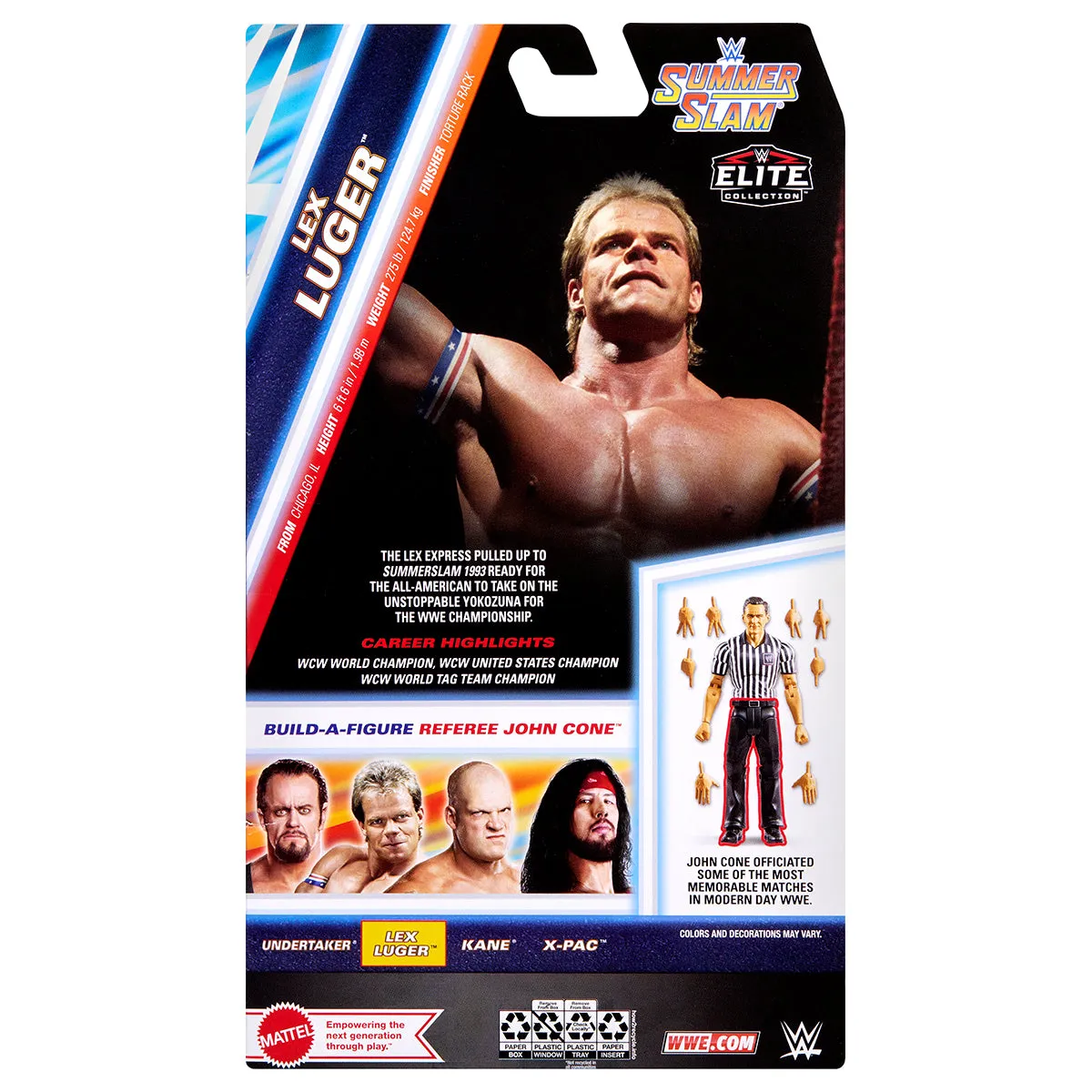 WWE Elite SummerSlam Lex Luger 15cm Figure